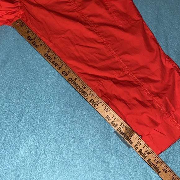 SAG HARBOR New York cargo capris tab cuff 6 pocket elastic waistband NEW size 36 - Picture 9 of 13